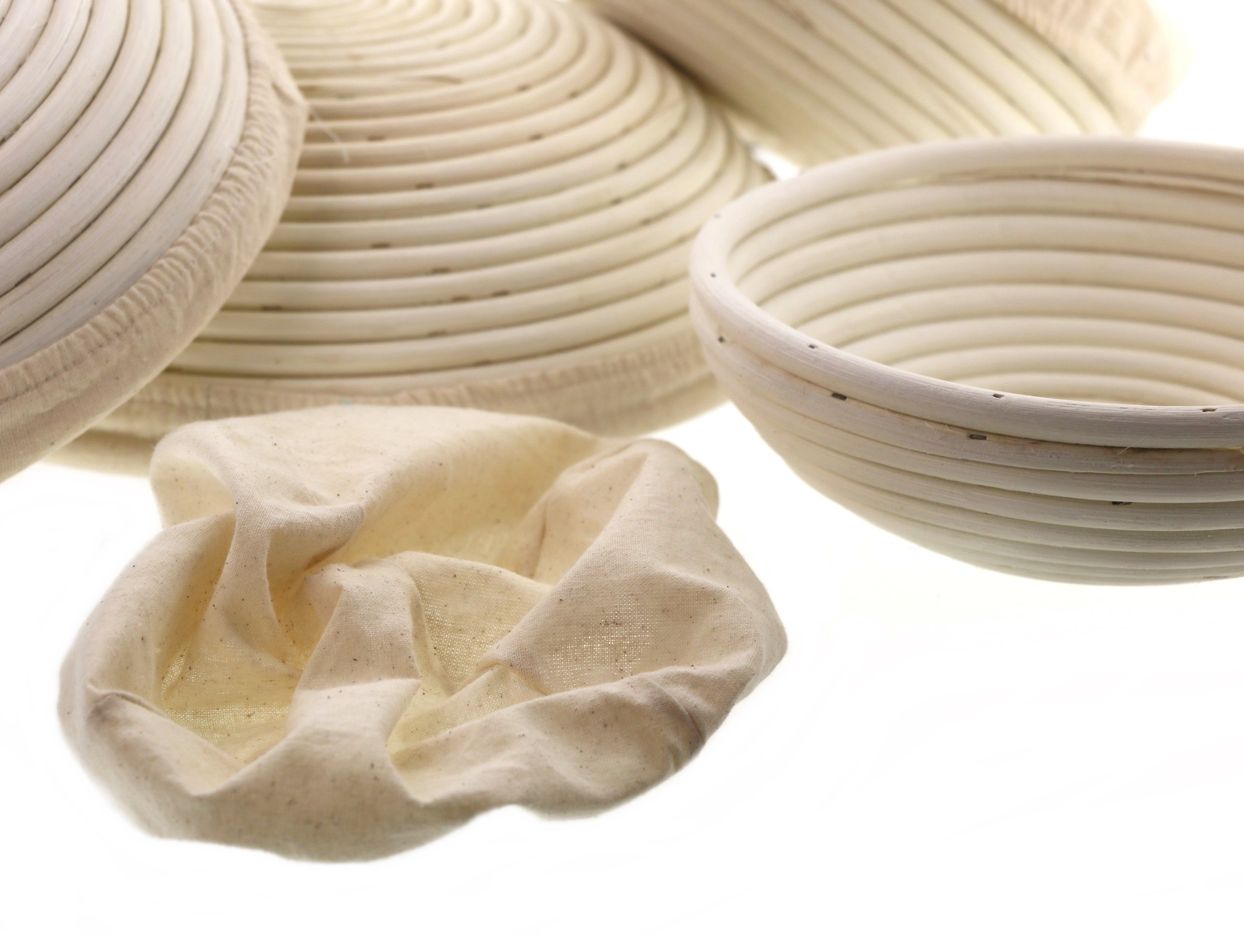 Ratanowy koszyk do garowania chleba okrągły 23 cm MPL Natural ratan breadform ROUND 23 cm - obrazek 2