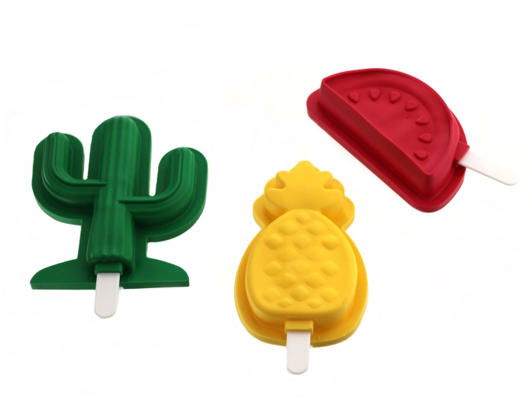Forma silikonowa do lodów anans kaktus arbuz Silicone Ice Form CACTUS PINEAPPLE shape 22271076