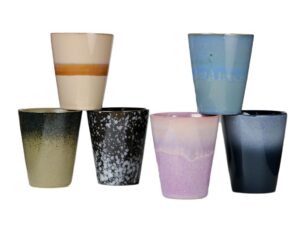 Kamionkowy kubek LATA 70 - bez ucha 300 ml Ceramic Dutch MUG 300 ml BACK TO `70 24301872