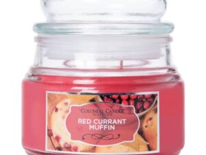 ŚWIECZKA zapachowa sojowa CIASTECZKOWY 255g CANDLE Colonial 9 oz - Red Currant Muffin