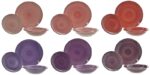 Ceramiczna linia AMETHYST - 18 el kpl obiadowy Ceramic AMETHYST line dinner set 18 pcs 24327128/9