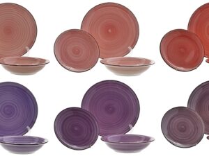 Ceramiczna linia AMETHYST - 18 el kpl obiadowy Ceramic AMETHYST line dinner set 18 pcs 24327128/9