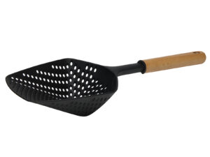 NATURAL wooden skimmer deep ladle 22274264 NATURAL wooden skimmer deep ladle 22274264