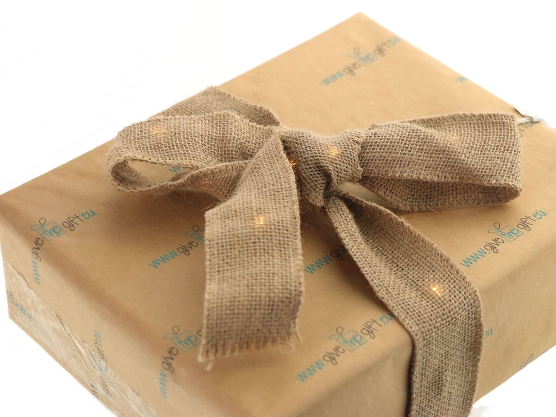 LED drucik srebrny ciepłe 15 diod NA JUCIE 1,5 AA LED wire warm 15 light 1m NATURAL JUTE 23120559 AA - obrazek 3