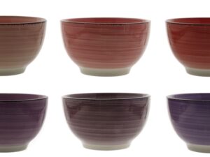 Ceramiczna linia AMETHYST - miska 14 cm mix różowe Ceramic AMETHYST line BOWL 14 cm mix pink 24326832
