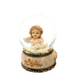 Zimowa kula śnieżna Aniołek 4,5 x 4,5 x 6,5 cm Snow globe Angel Figure on decorated base 50 2085
