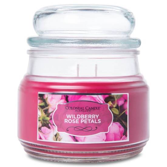 ŚWIECZKA zapachowa sojowa KWIATOWY 255g w szkle CANDLE Colonial 9 oz - Wildberry Rose Petals - obrazek 2
