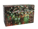 LED łańcuch led ziel czerw złote światło 1000 diod LED Chain 1000 red green gold ip44 timer 23151358