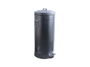 Stalowy pojemnik kosz DUŻY 30l aluminium Stainless steel BIG bin 30L RETRO ALU 23400328