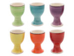 Ceramiczna linia RAINBOW - podstawka do jajka mix  Ceramic RAINBOW line EGG holder mix col 24326740