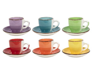 Ceramiczna linia RAINBOW- 12el kpl fiL ESPRESSO Ceramic RAINBOW line espresso set 12 pcs 24326774