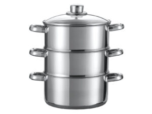 Pot stainless steel STEAM 20 cm 3 level 24350544 Pot stainless steel STEAM 20 cm 3 level 24350544