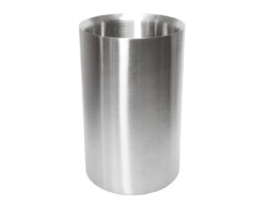 Stalowy pojemnik do lodu PODWÓJNA ŚCIANKA SREBRNY Stainless steel ICE bucket SILVER double 22092812