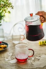 MPL czajnik JUSTINE ze szklanym filtrem 1 BURSZTYN MPL borosilacate glass JUSTINE tea pot 1,0 L AMBER