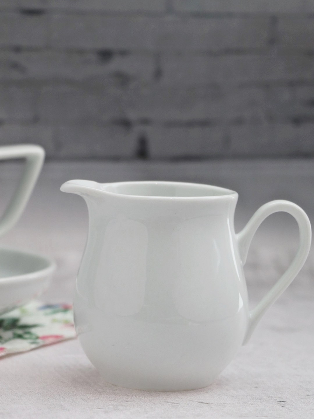 Porcelanowa cukierniczka i dzbanek do śmietanki DU Porcelain sugar pot with and creamer BIG 24302096 - obrazek 4
