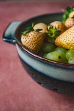 Ceramiczna linia OMBRES miska cedzak OMBRES line colander bowl