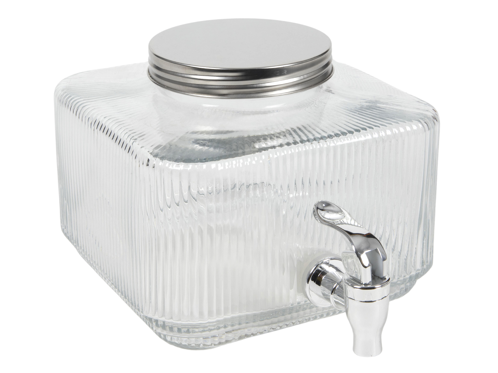 PARTY PASKI szklany słoik z kranikiem 3l do lodówk Glass fridge STRIPES jar with tap 3 l 23468654 - obrazek 2