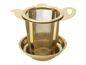 Zaparzacz do herbaty w kształcie czajniczka ZŁOTY Stainless steel brewer TEA PREMIUM GOLD 22090168