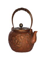 Miedziany czajnik 1100 ml FLOWER COOPER tea pot 1100 ml FLOWER