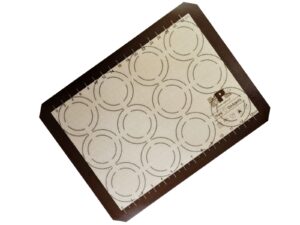 Silikonowa mata do pieczenia 40x30 cm WZÓR B Silicone baking mat 40x30 cm DESIGN B merigues
