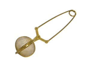 Stalowy zaparzacz do herbaty ZŁOTY 4,5 cm Stainless steel brewer tea GOLD 4,5 cm 22090195