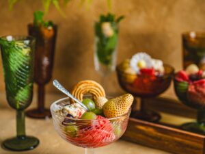 ARBRE pucharek do lodów deserów PRZEZROCZYSTY ARBRE ice cream dessert glass CRYSTAL