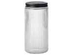 Glass BLACK and STRIPES stor jar o9x19cm 23468673 Glass BLACK and STRIPES stor jar o9x19cm 23468673