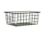 METALOWY druciany koszyk na OWOCE CZARNY PR 24X18 Wire metal fruit basket 24x18x10cm BLACK 23491572