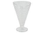 Szklany pucharek do lodów deserów WAFELEK PRZEZROC GLASS ice cream dessert glass WAFER 16 cm 27022499