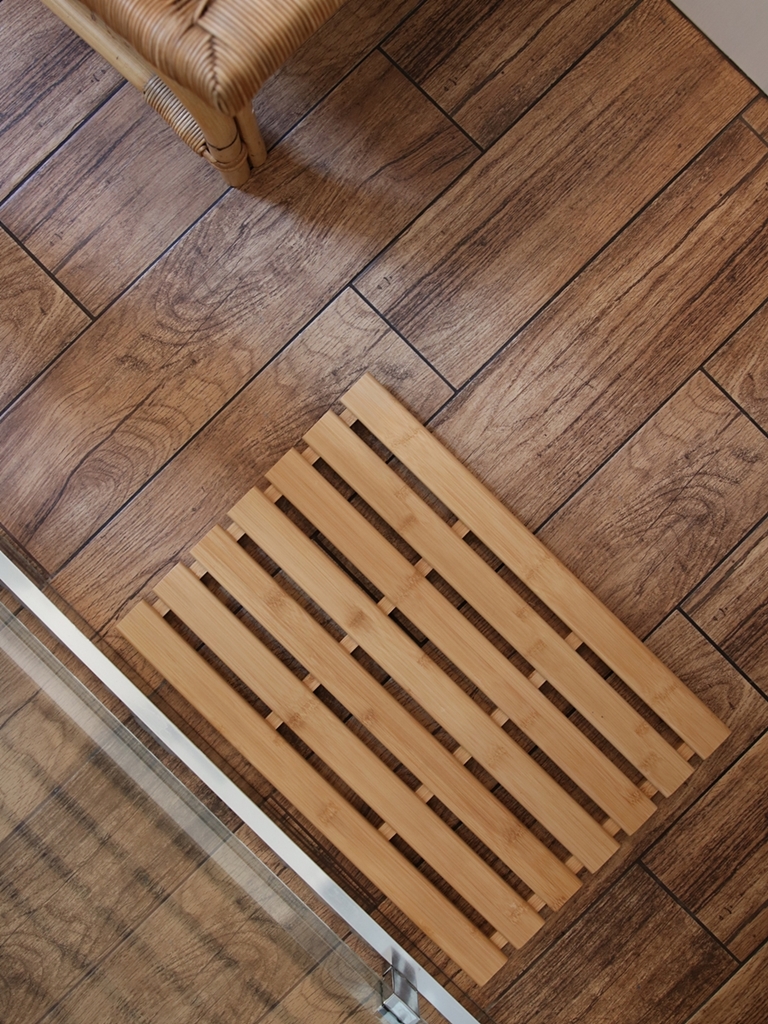 Bambusowa seria mata łazienkowa 53x35x3 cm Bamboo BATH mat 53x35x3 cm 24501226
