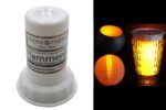 LED żarówka z efektem płomienia WKŁAD do lampionu LED Fire flame lantern bulb 12 SMD CE 9x7,5 cm