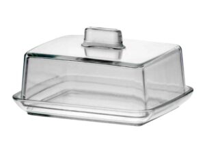 Szklana maselniczka 11,5 x 8,5 cm JASŁO Glass Butterdish 11,5 x 8,5 cm JASŁO