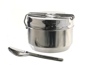 Menażka stalowa turystyczna wojskowa harcerska Stainless lunch box UH 7 pcs 111308