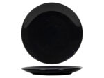 Ceramiczna linia CZARNY POŁYSK - talerz 27 duży Ceramic GLOSSY BLACK line plate 27 cm 24306505
