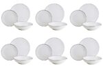 Ceramiczna linia SIENA BIAŁA serwis obiadowy 18 el Ceramic SIENA WHITE dinner set 18 pcs 24327450