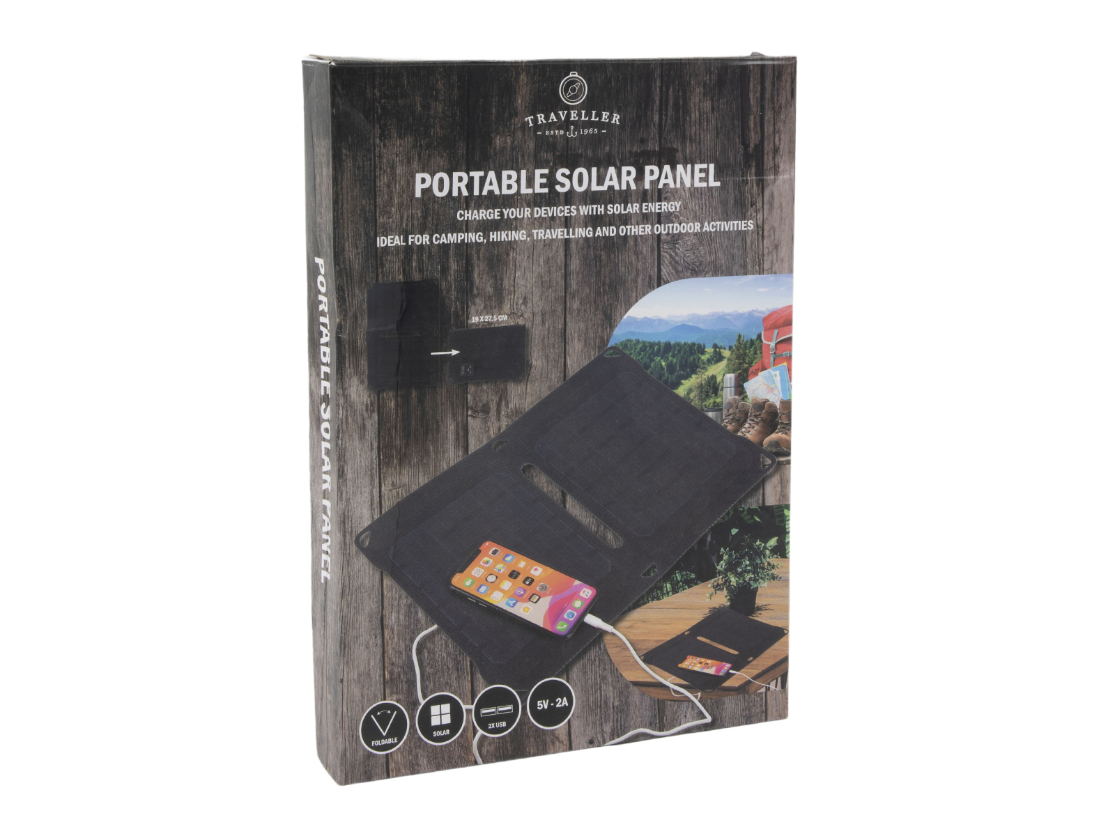 Gadget PANEL SOLARNY do ładowania przez USB Gadget portable SOLAR PANEL 2 usb 23364406