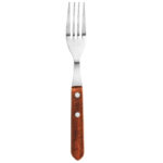 Drewniana seria - widelce z drewnianą rączką 6 szt Wood serie steak cutlery 6 pcs fork set 140690