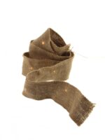 LED drucik srebrny ciepłe 15 diod NA JUCIE 1,5 AA  LED wire warm 15 light 1m NATURAL JUTE 23120559 AA