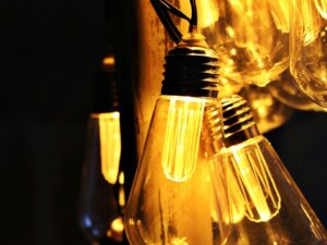 LED żarówki girlanda 10 kul LED EDISON diod PRĄD w LED Bulbs chain 10 EDI partylight inside 23362847