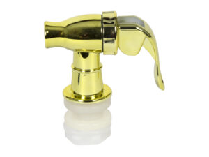 PARTY Kranik + uszczelka do słoja ZŁOTY PARTY TAP with rubber plastic GOLD 23468320