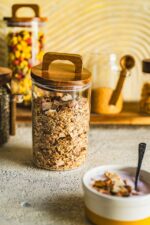 Akacjowa seria słoiczek 16x8,5 cm z rączką ACACIA serie glass jar 16 x 8,5cm 23467348