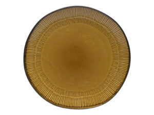 Ceramiczna linia BLACK Jeans BURSZTYN talerz 22 cm Ceramic Black Jeans AMBER plate 22 cm 24322104