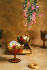 ARBRE pucharek do lodów deserów BRĄZOWY ARBRE ice cream dessert glass BROWN