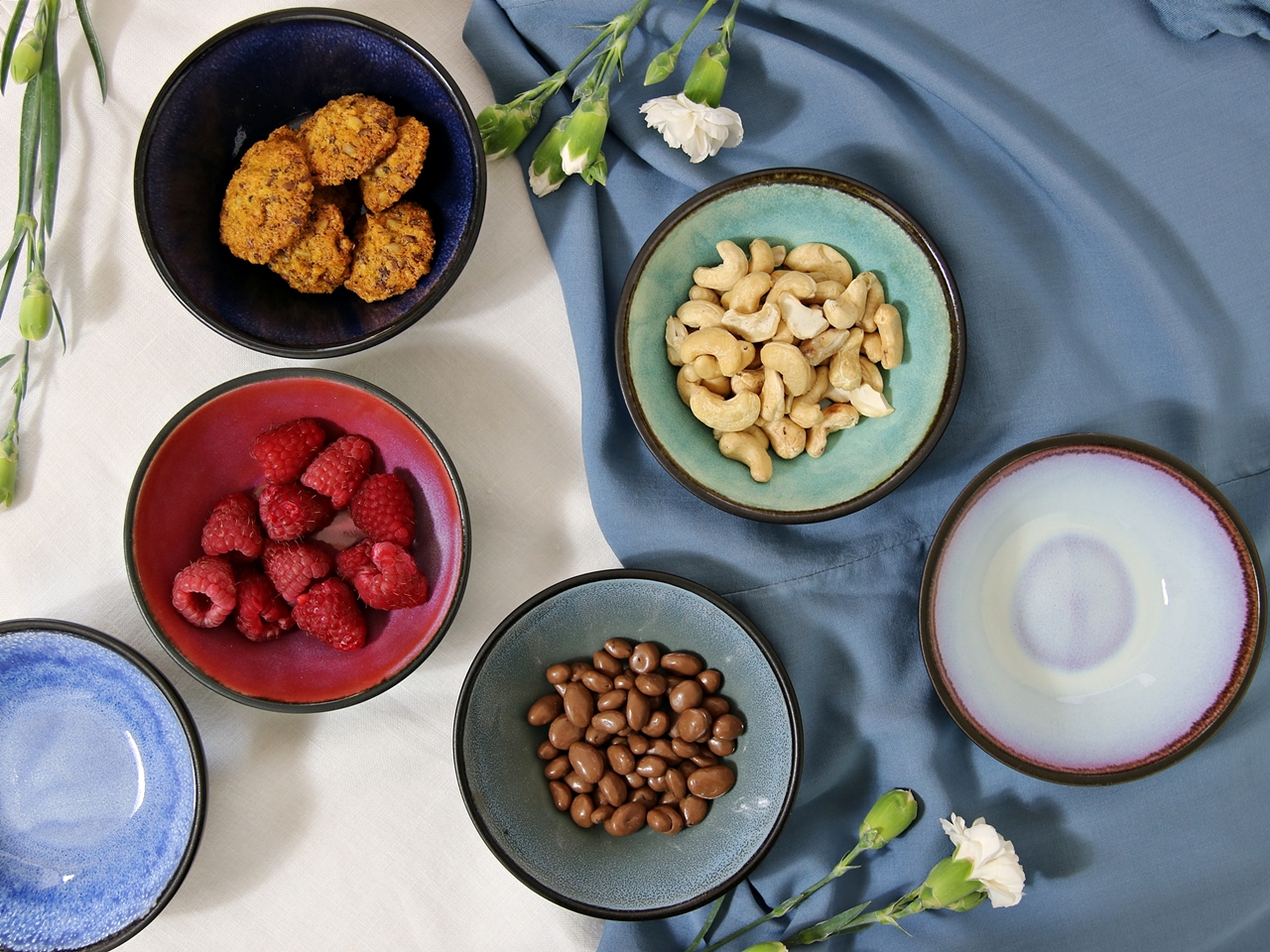 Ceramiczna linia BLACK MIX JEANS dipówka12x4cm Ceramic Black MIX Jeans dip bowl 24301850 - obrazek 2