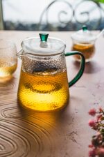 MPL czajnik JACK ze szklanym filtrem 1,0 L ZIELEŃ MPL borosilacate glass JACK tea pot 1,0 L GREEN