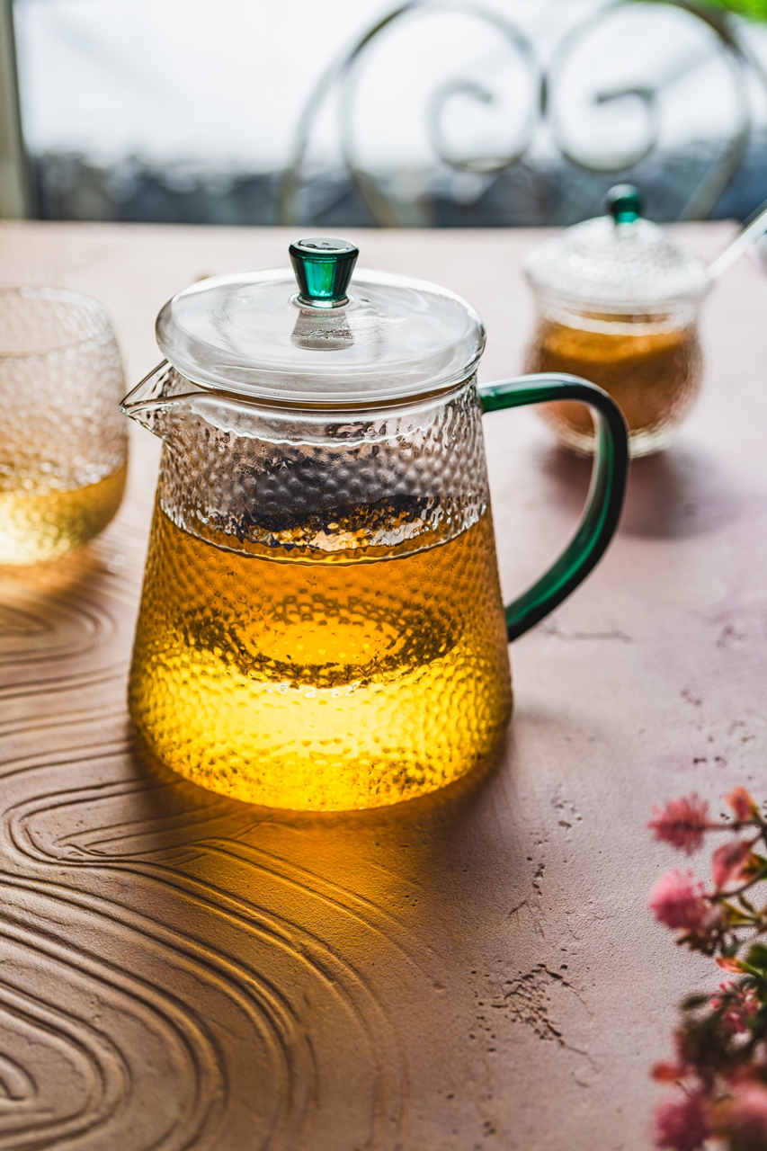 MPL czajnik JACK ze szklanym filtrem 1,0 L ZIELEŃ MPL borosilacate glass JACK tea pot 1,0 L GREEN