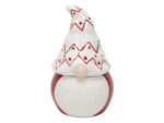 Deco Xmas słoik GNOM czerwono-bialy 9,5 x 16 cm Deco Xmas jar GNOME red white 23105345