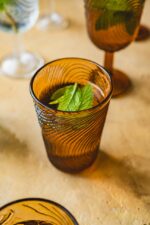 ARBRE szklanka wysoka BRĄZOWA ARBRE long drink glass BROWN