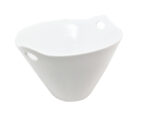 Porcelanowa miska 17x11 cm z uszami z dziurką Porcelain bowl 24303538 with handy and hole