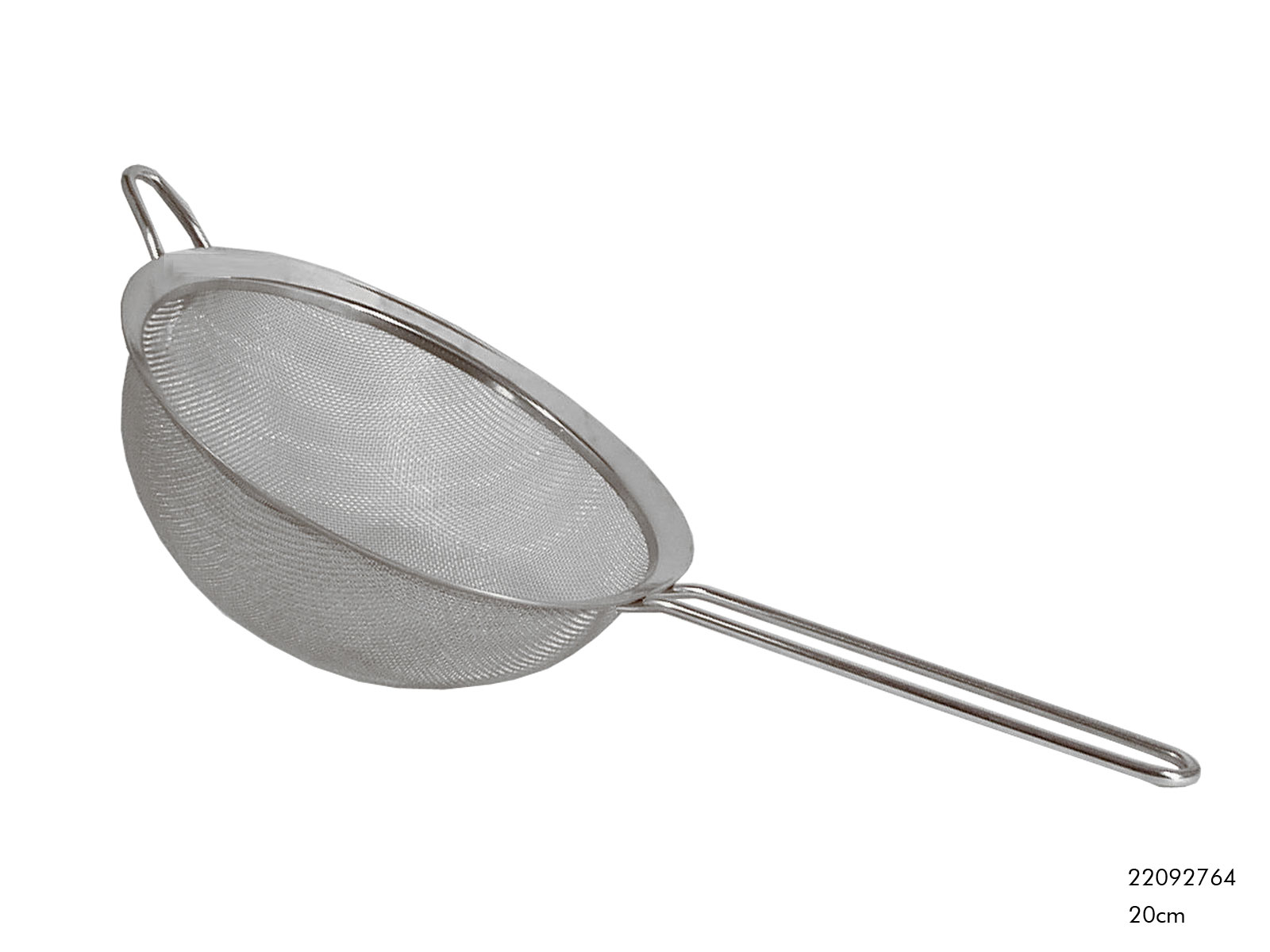 Stalowe sitko z rączką 20 cm 22092764 / 22092765 Stainless steel strainer 20 cm h 22092764/22092765